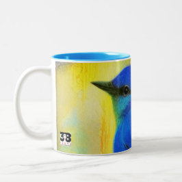 Blauwvogel van geluk Mok