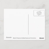 Blauwvogel van geluk Natuur Briefkaart (Achterkant)