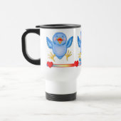 Blauwvogel van geluk reisbeker (Links)