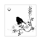 Blauwvogel van geluk rubberstempel (Afrduk)