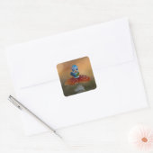 Blauwvogel van geluk Stickers (Envelop)