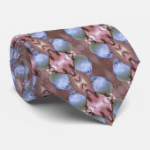 Blauwvogel van geluk Stropdas - Blauwgrijze natcat (Opgerold)