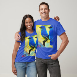 Blauwvogel van geluk T-Shirt