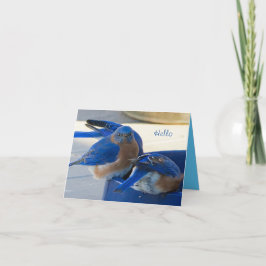 Blauwvogel van Gelukskaart Kaart