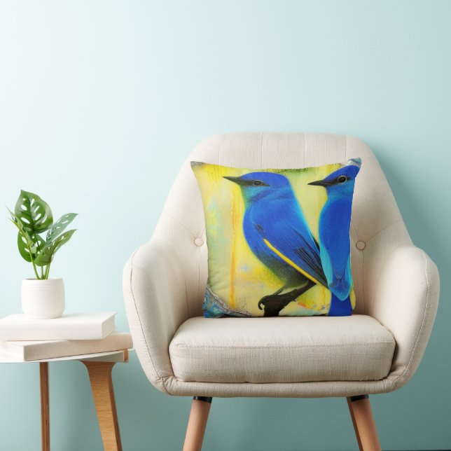 Blauwvogel van het Sierkussen Geluk (Stoel)