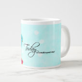 Blauwvogel: "Vandaag is een heel goede dag!" Grote Koffiekop (Voorkant rechts)