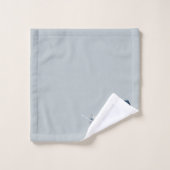 Blauwvogel Vogelhuis Nest Veer Blauw en Groen Bad Handdoek (Wasdoekje)