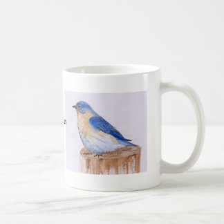 Blauwvogelbeker geluk koffiemok