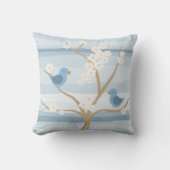 Blauwvogelboom gooit kussen (Voorkant)