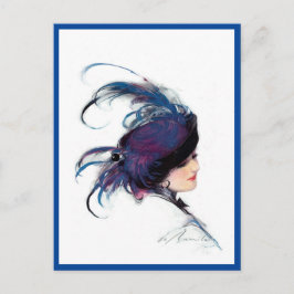 Blauwvogeldame Briefkaart