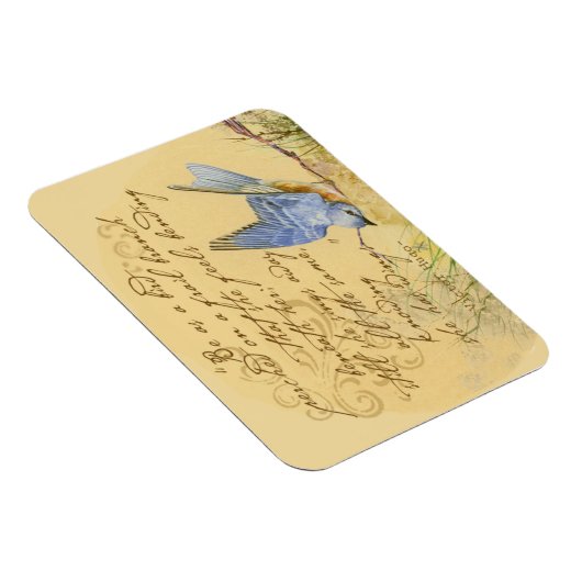 blauwvogelgedicht magneet (Rechterzijde)