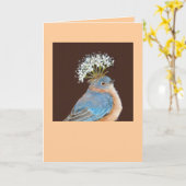 Blauwvogelkaart (Hermione) Kaart (Gele Bloem)