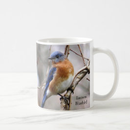 Blauwvogelkoffie-Mok II door BirdingCollectibles Koffiemok