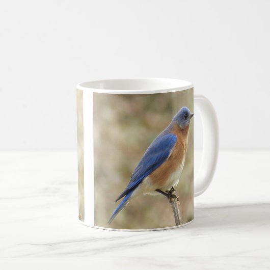 Blauwvogelkoffie-Mok Koffiemok (Voorkant rechts)