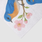 Blauwvogels & Bloesems Decoupage Tissue Paper Tissuepapier (Detail)
