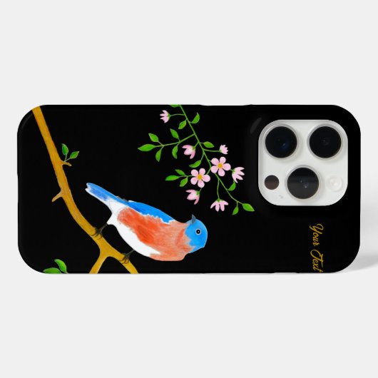 Blauwvogels Case-Mate iPhone Case (Achterkant (horizontaal))