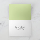 Blauwvogels en Nest Moederdag Kaart (Binnen)