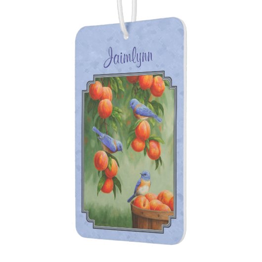 Blauwvogels en perziken Blauw Luchtverfrisser (Links)