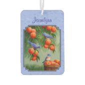 Blauwvogels en perziken Blauw Luchtverfrisser (Achterkant)