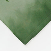 Blauwvogels en perziken fleece deken (Hoek)