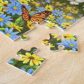 Blauwvogels en Rondhuis Legpuzzel (Zijkant)