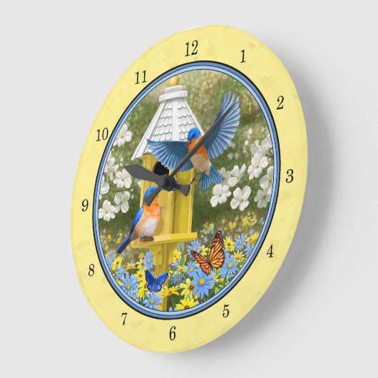Blauwvogels en rondvogels Geel Grote Klok (Hoek)