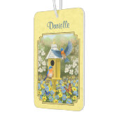 Blauwvogels en rondvogels Geel Luchtverfrisser (Links)