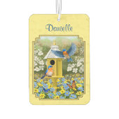 Blauwvogels en rondvogels Geel Luchtverfrisser (Achterkant)