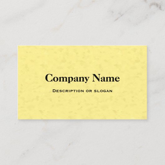 Blauwvogels en rondvogels Geel Visitekaartje (Achterkant)