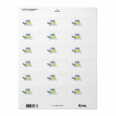 Blauwvogels Etiket (Full Sheet)