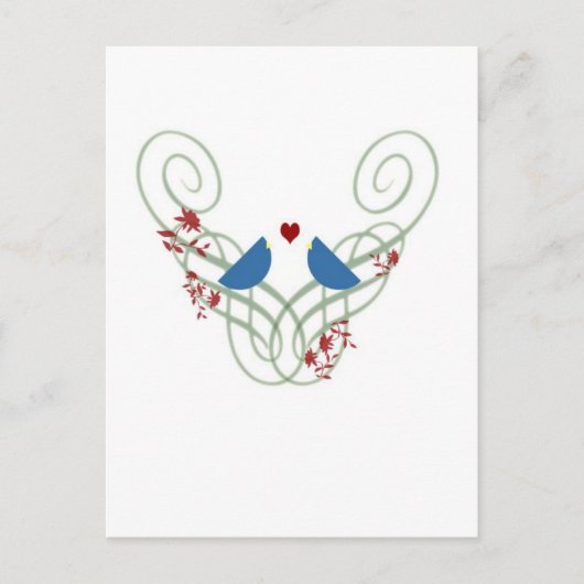Blauwvogels I Briefkaart (Voorkant)