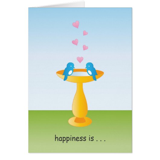 Blauwvogels in de Jubileum van de liefde (Voorkant)