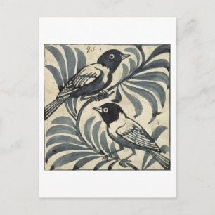 Blauwvogels (m/v op papier) briefkaart