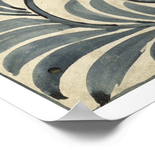 Blauwvogels (m/v op papier) poster (Hoek)