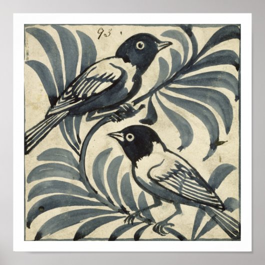 Blauwvogels (m/v op papier) poster (Voorkant)