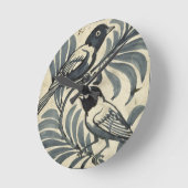 Blauwvogels (m/v op papier) ronde klok (Hoek)