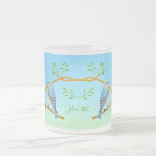 Blauwvogels Matglas Koffiemok (Center)