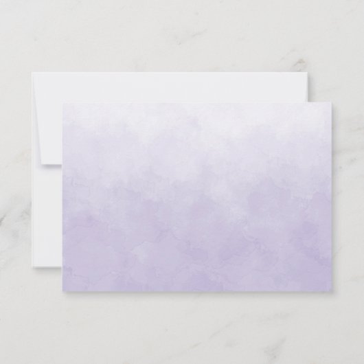 Blauwvogels op Paarse bloemen (Achterkant)