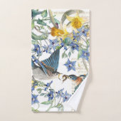 Blauwvogels Stambloem Daffodietdoekset Bad Handdoek (Handdoek)