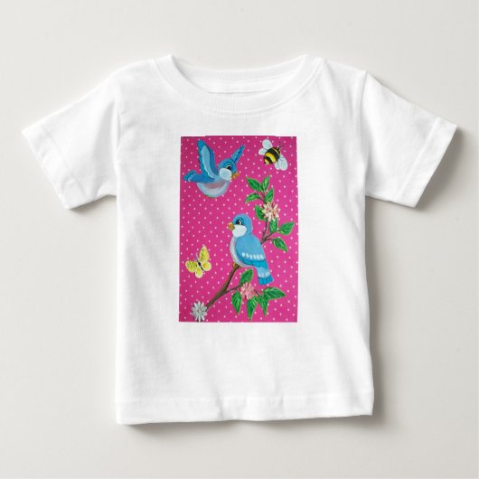 Blauwvogels Versproeier  Kijk T Shirt voor Baby (Voorkant)