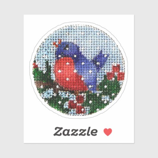 BlauwvogelSticker Sticker (Vel)