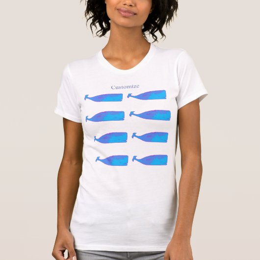 Blauwwalvispeul T-shirt (Voorkant)