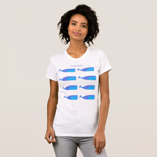 Blauwwalvispeul T-shirt (Voorkant volledig)