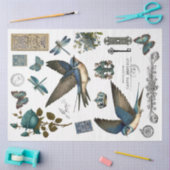 Blauwwandepapier voor draadloze componenten tissuepapier (Craft)