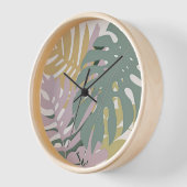 Blauwwankelklok in Hawaiian Monstera (Hoek)