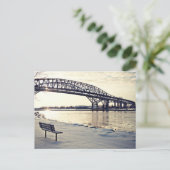 Blauwwaterbrug in Sarnia, Ontario Briefkaart (Staand voorkant)
