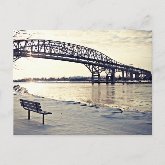 Blauwwaterbrug in Sarnia, Ontario Briefkaart (Voorkant)