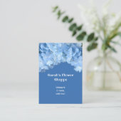 Blauwwaterhydrangea Feminine Visitekaartjes (Staand voorkant)