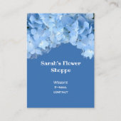 Blauwwaterhydrangea Feminine Visitekaartjes (Voorkant)