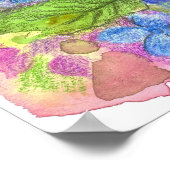 Blauwwaterschilderingen voor de Waterverf van de v Poster (Hoek)